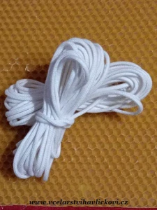 🕯️ Bavlněný knot na svíčky F průměr svíčky 5-7cm