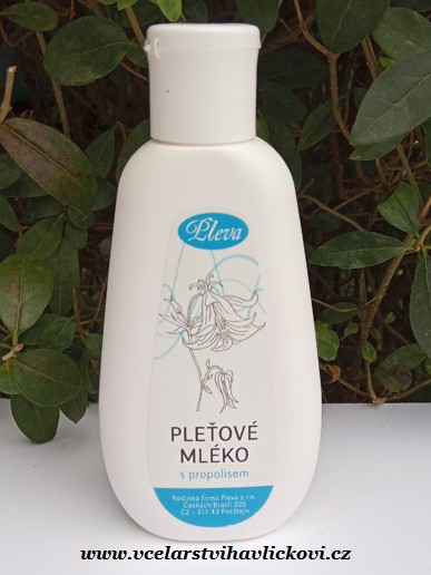 Pleťové mléko s propolisem Pleva