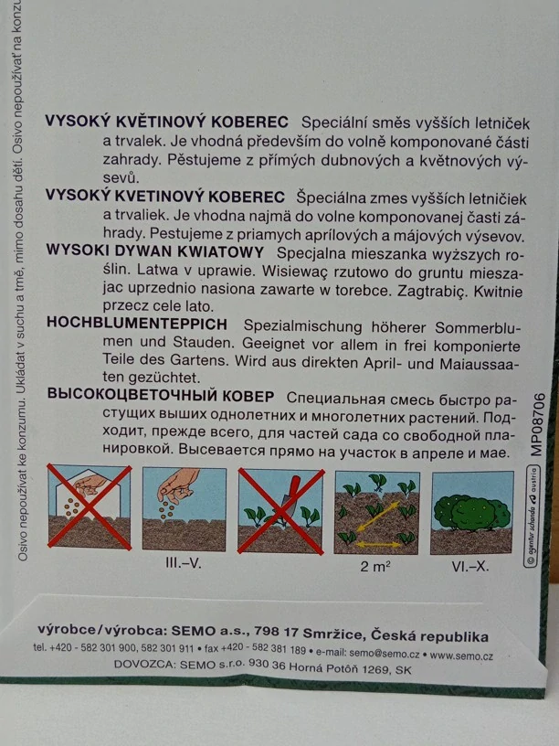 Květena venkova 6 g - Květinový koberec