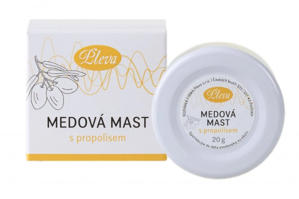 Medová mast s propolisem Pleva 20g